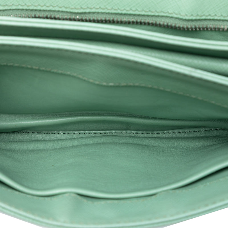 Saffiano Lux Chain Lock Flap - Image 4