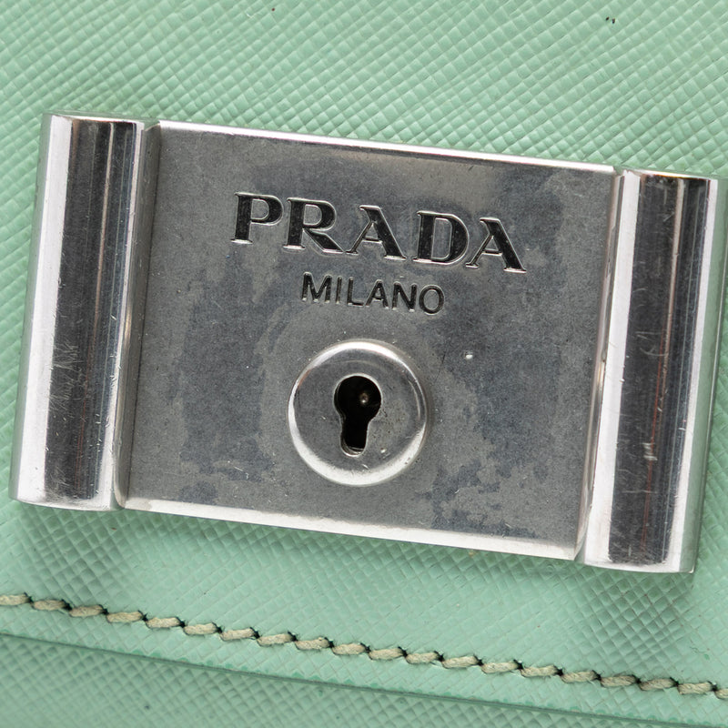 Saffiano Lux Chain Lock Flap - Image 5