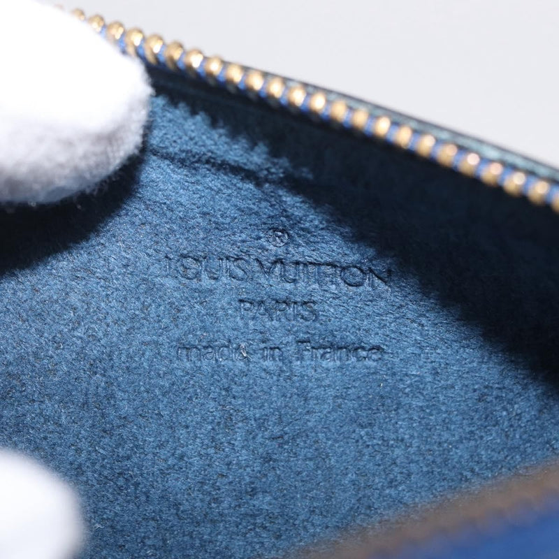 Louis Vuitton Soufflot Pochette Epi Leather Blue Bag