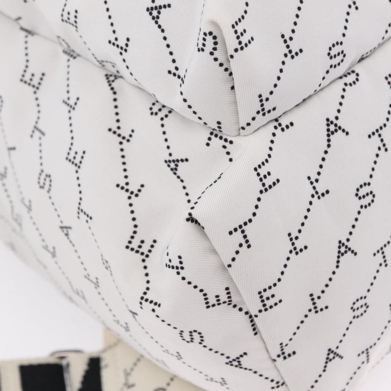 Stella Mccartney Falabella Go Monogram Canvas White Nylon Bag