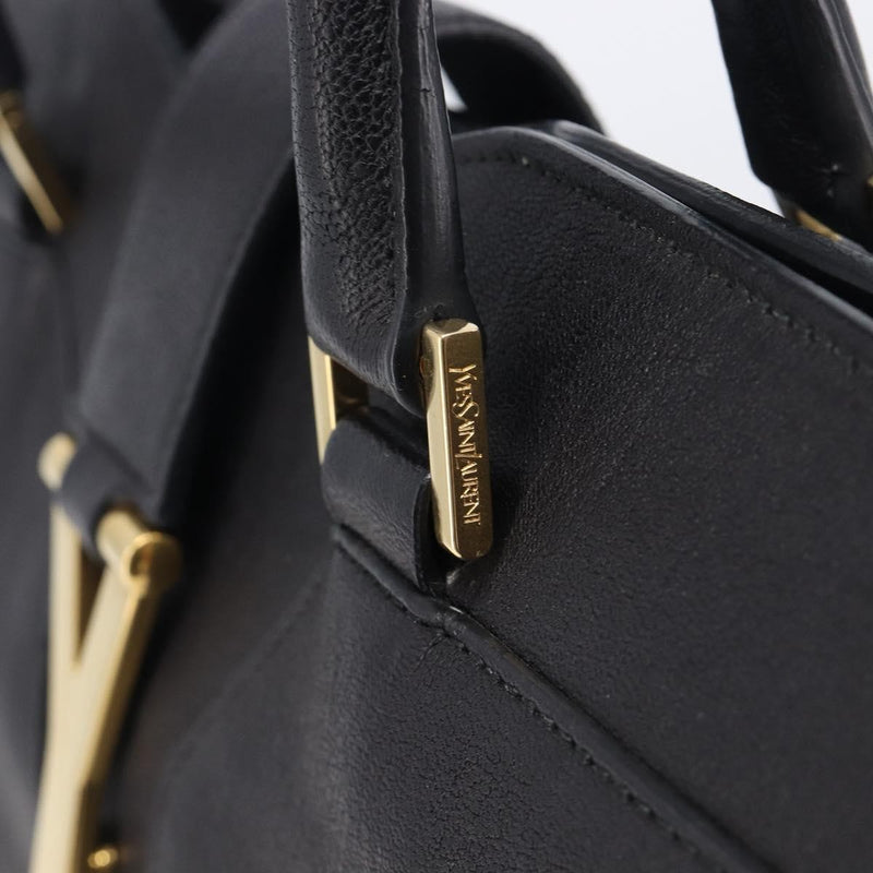 Saint Laurent Classic Y Cabas Leather Black Bag
