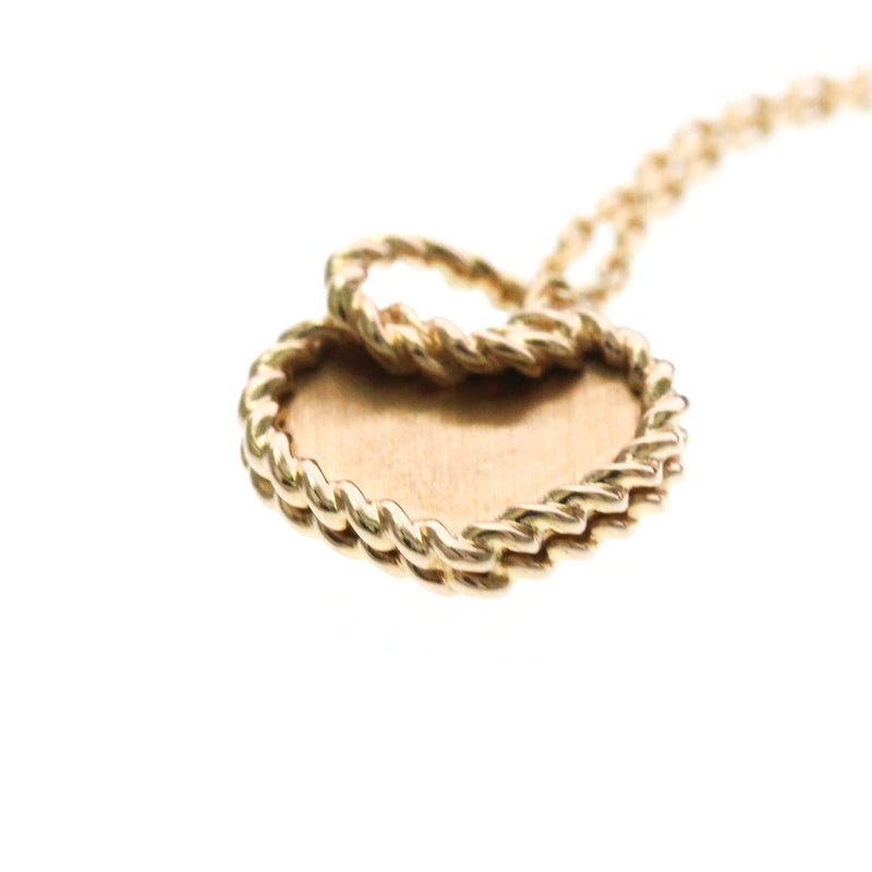 Cartier Torta Heart Pendant 18k Rose Gold Pink Pink_gold Bijoux
