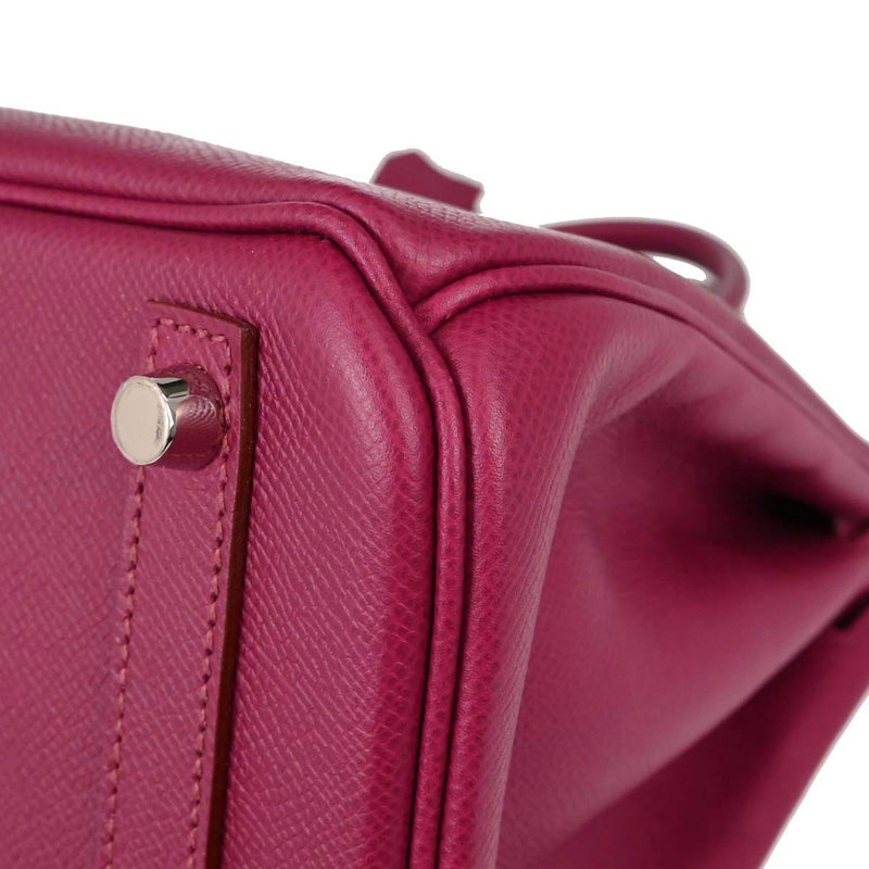 Hermes Birkin Red Epsom With Gold Hardware Pink Leather Bag