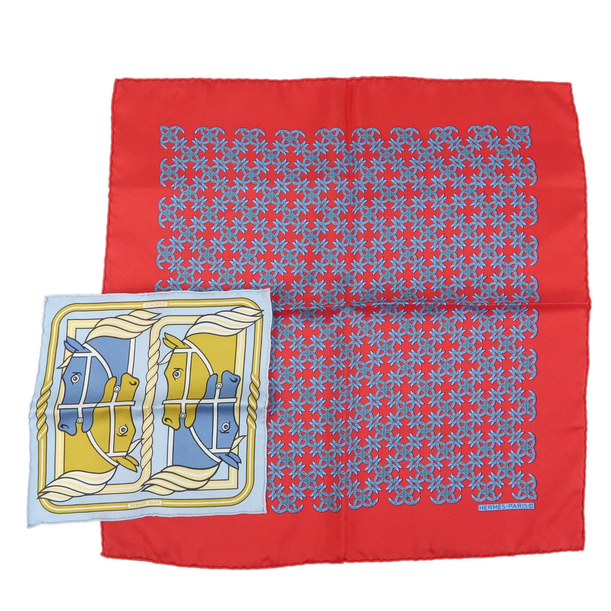 Hermes Carré 42 Silk Red Accessory
