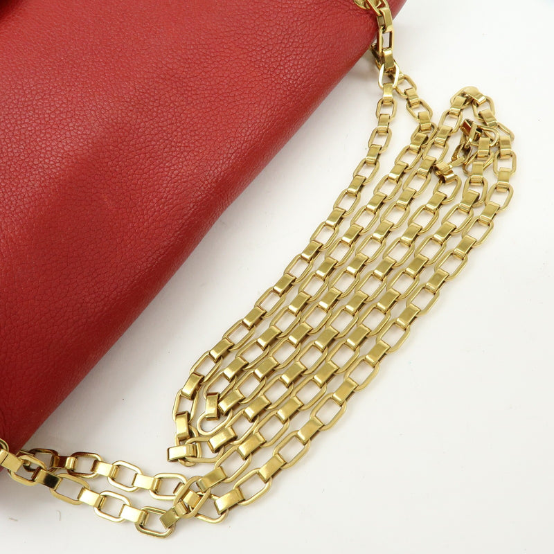 Louis Vuitton Pallas Chain Monogram Canvas And Calfskin Brown Bag