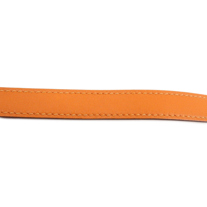 Hermes Kelly Double Tour Leather Orange Bijoux