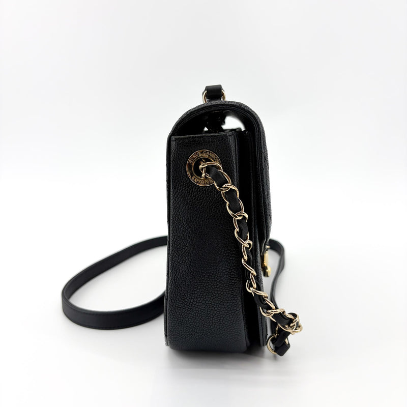 Chanel Coco Curve Quilted Calfskin Black Bag