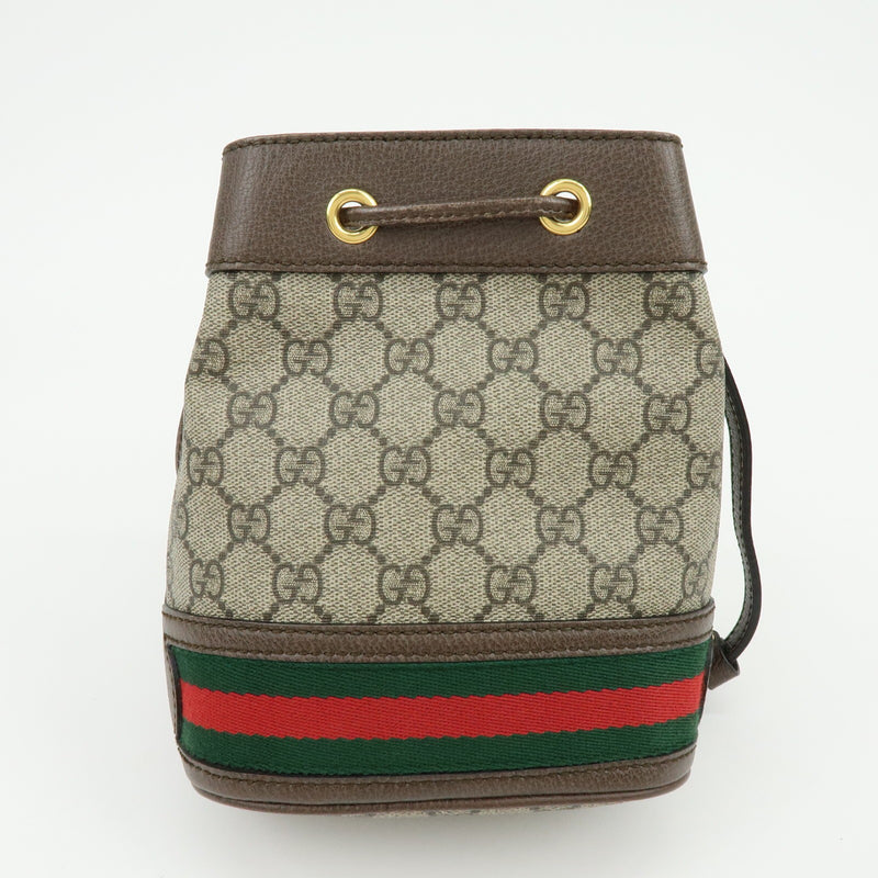 Gucci Ophidia Bucket Gg Coated Canvas Beige Bag