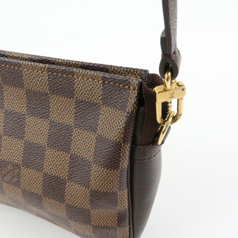 Louis Vuitton Trousse Make Up Damier Brown Canvas Bag