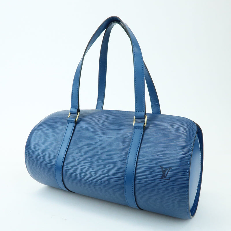 Louis Vuitton Soufflot Epi Leather Blue Bag