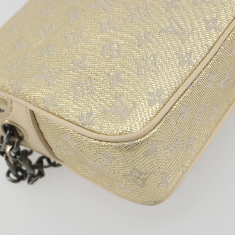 Louis Vuitton Mckenna Mini Lin Gold Canvas Bag