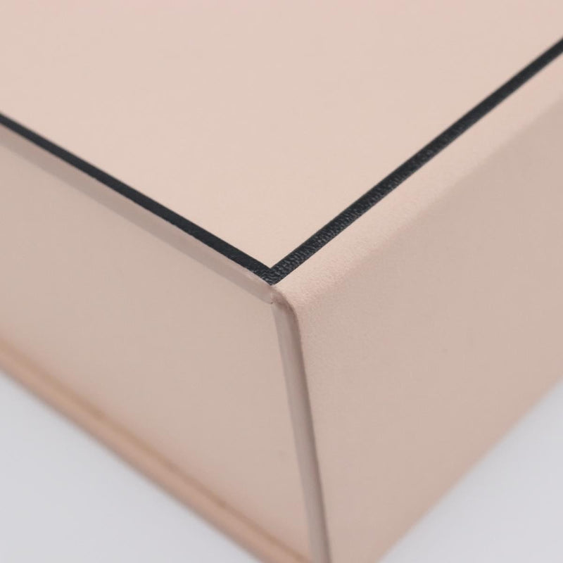 Fendi Logo Vertical Box Leather Pink Bag