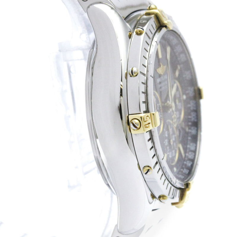 Breitling Windrider Shadow Flyback Chronograph Automatic Stainless Steel And Yellow Gold Watches