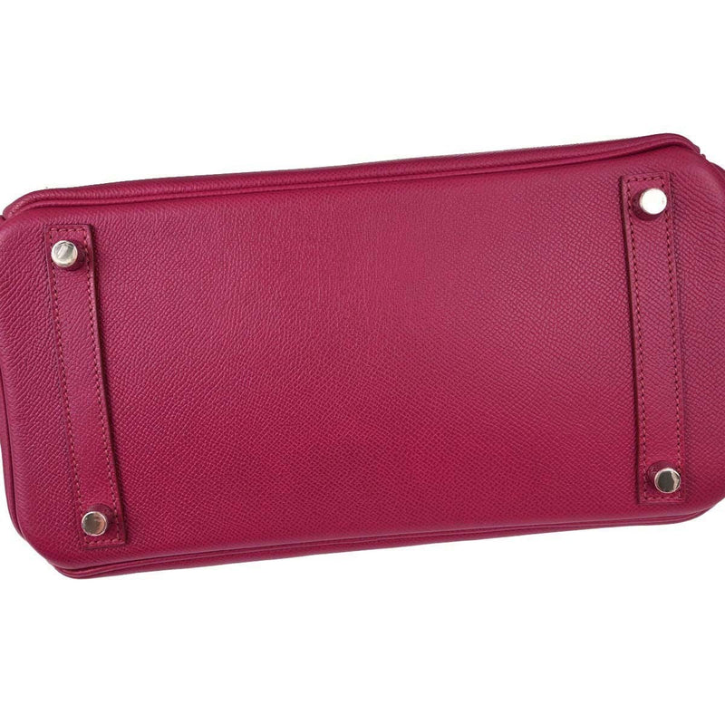 Hermes Birkin Red Epsom With Gold Hardware Pink Leather Bag