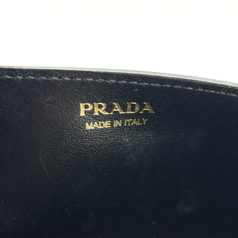 Prada Wallet On Chain Saffiano Leather Black Bag