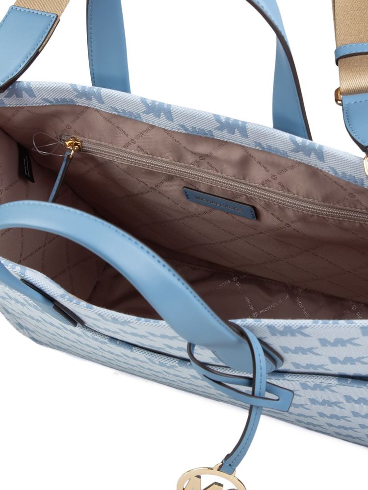 Michael Kors Tote Bag — Blue Cotton
