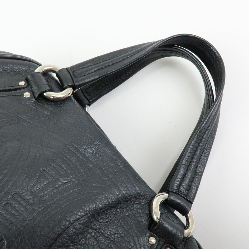 Celine Macadam Leather Black Bag