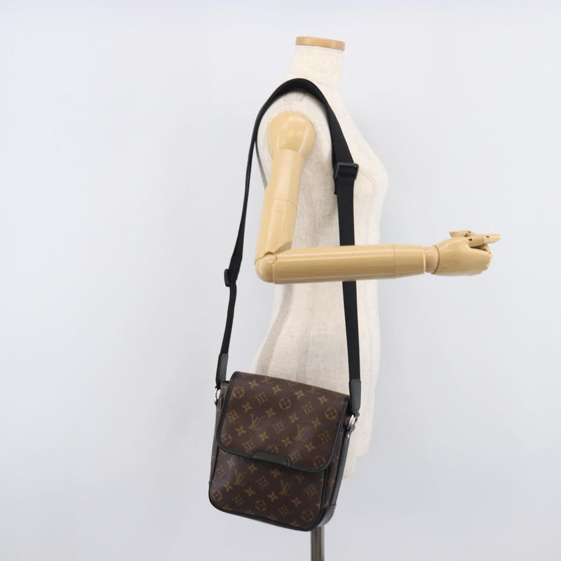 Louis Vuitton Bass Messenger Macassar Monogram Canvas Brown