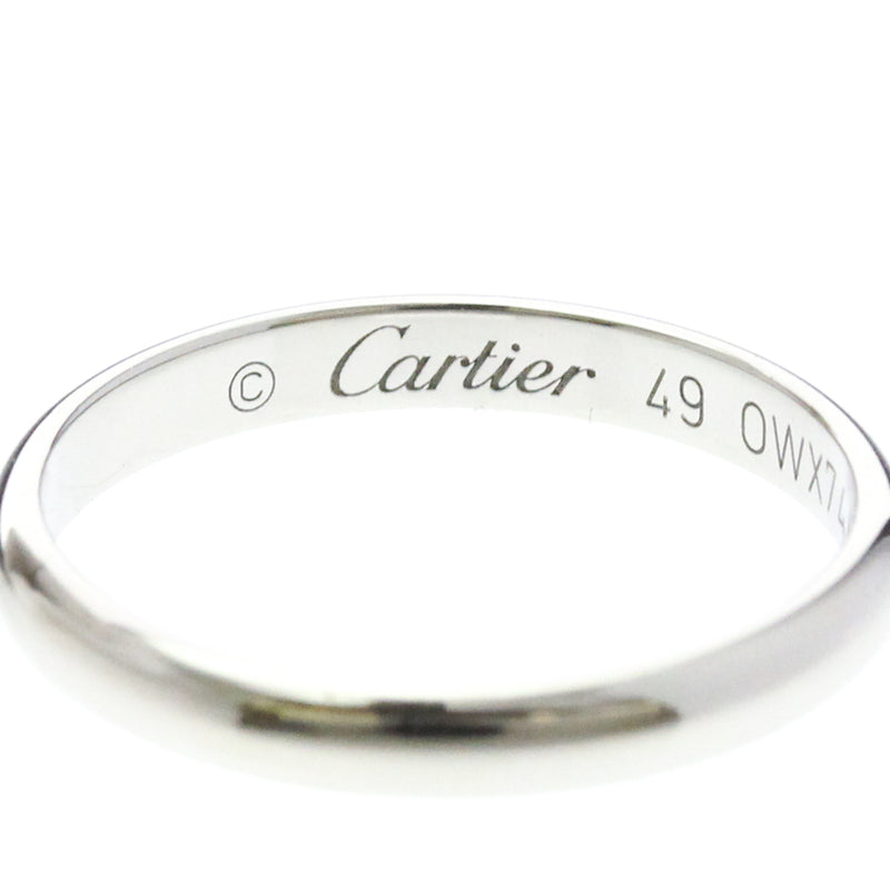 Cartier 1895 Wedding Band Platinum Silver Bijoux
