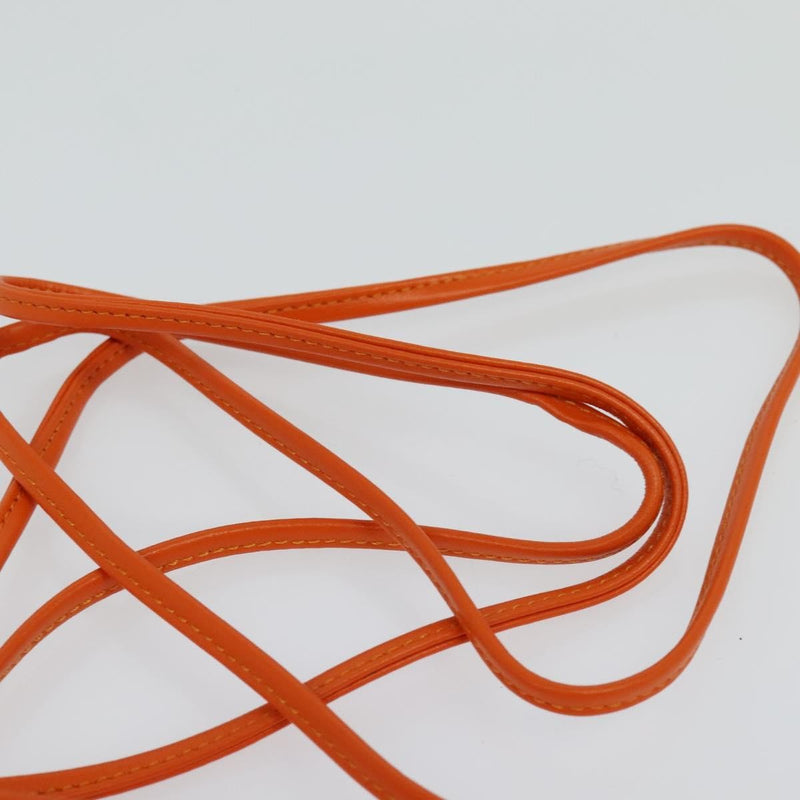 Celine Triangle Leather Orange Bag