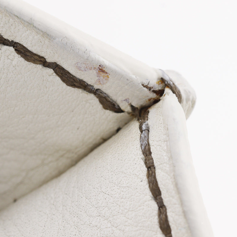 Miu Miu Madras Shoulder Leather Beige Bag
