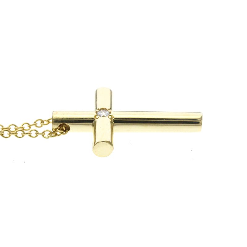 Tiffany & Co. Cross Pendant 18k Yellow Gold With Diamond Yellow_gold Bijoux