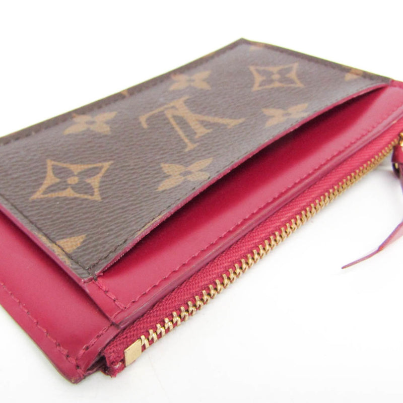 Louis Vuitton Zipped Card Holder Nm Monogram Canvas Brown Accessory