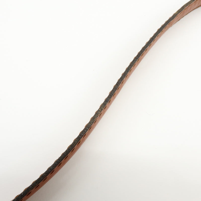 Louis Vuitton Adjustable Shoulder Strap Vachetta Leather Brown Accessory