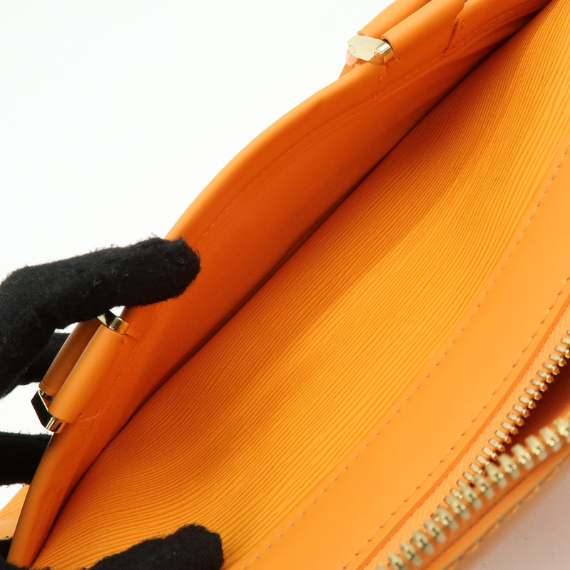 Louis Vuitton Dhanura Epi Leather Orange Bag