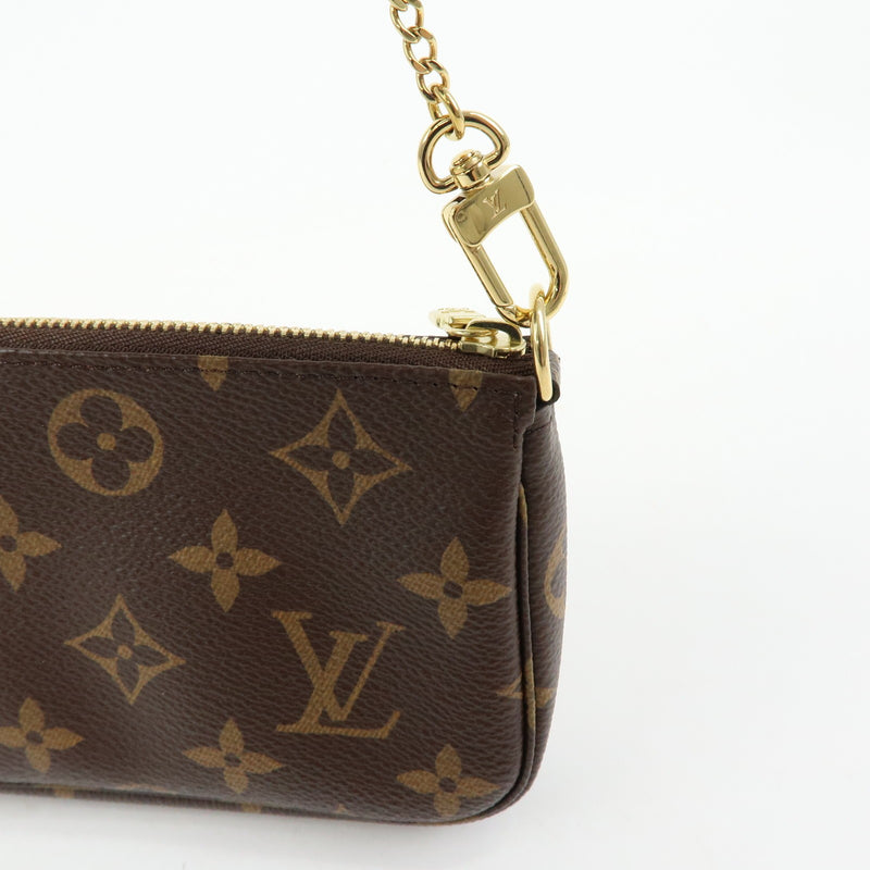 Louis Vuitton Pochette Accessoires Monogram Canvas Brown Bag