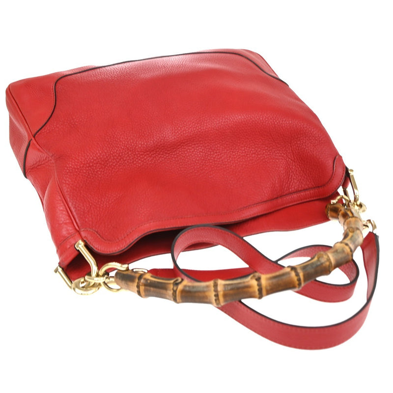 Gucci Diana Bamboo Leather Red Bag