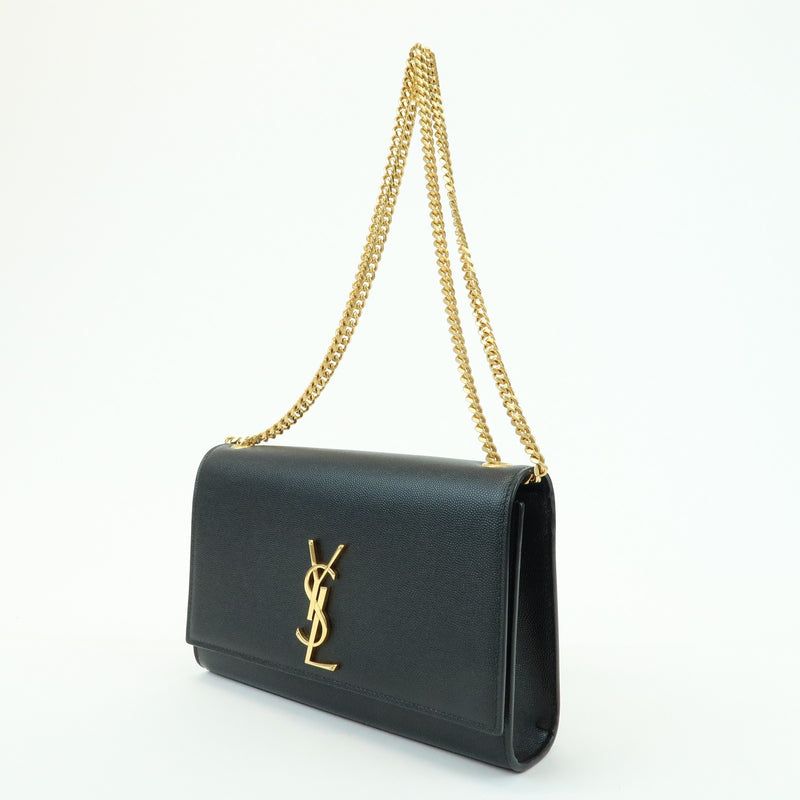 Saint Laurent Classic Monogram Leather Black Bag