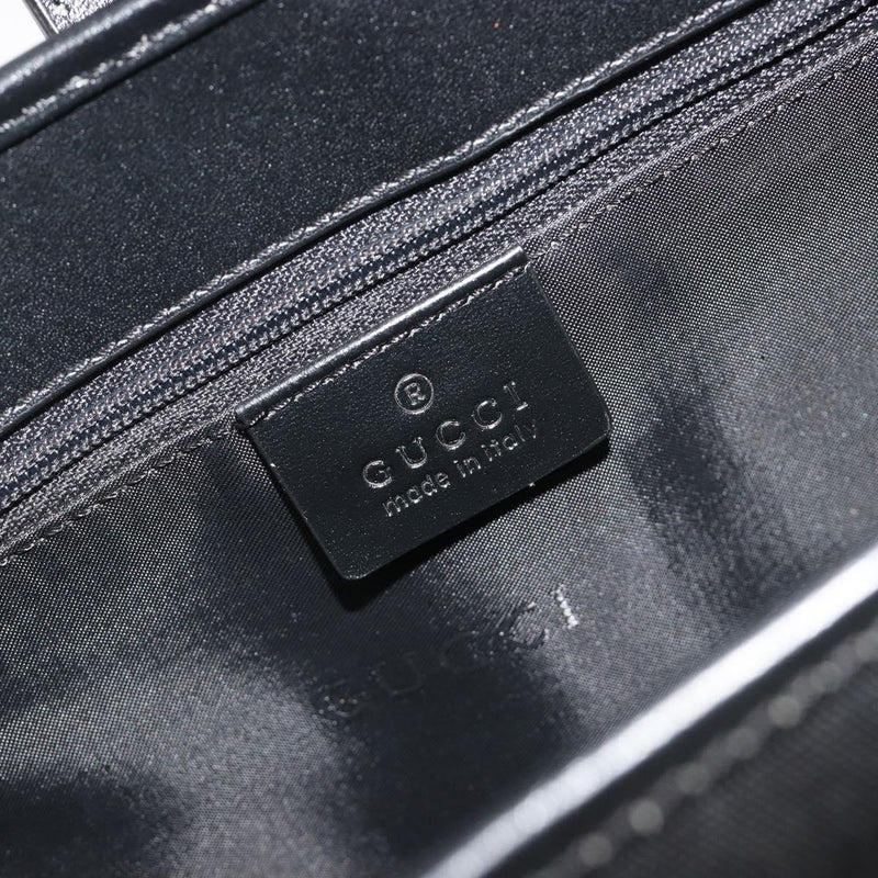 Gucci Jackie Gg Canvas Black Bag