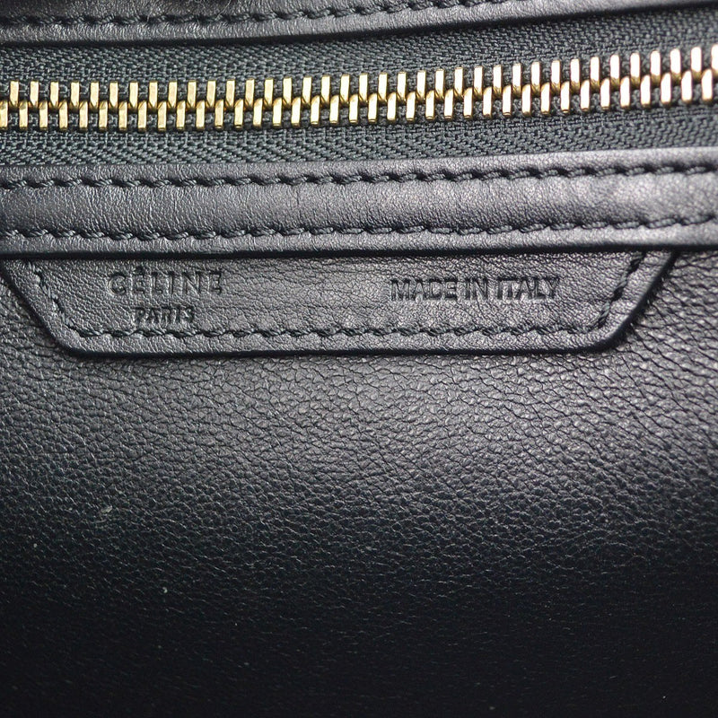 Celine Tricolor Luggage Leather Beige Bag