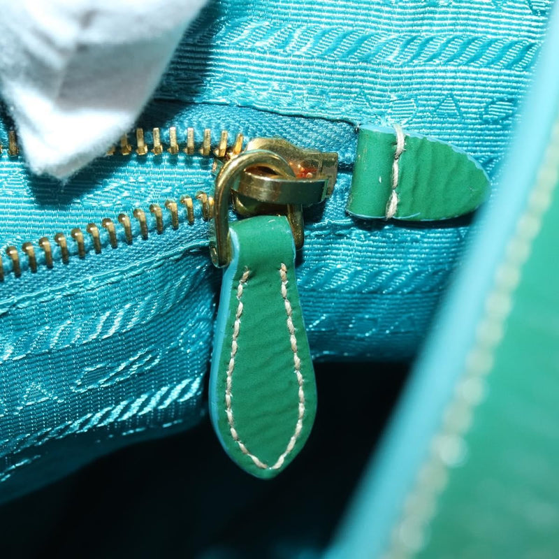 Prada Zip Hobo Chevron Tessuto Blue Nylon