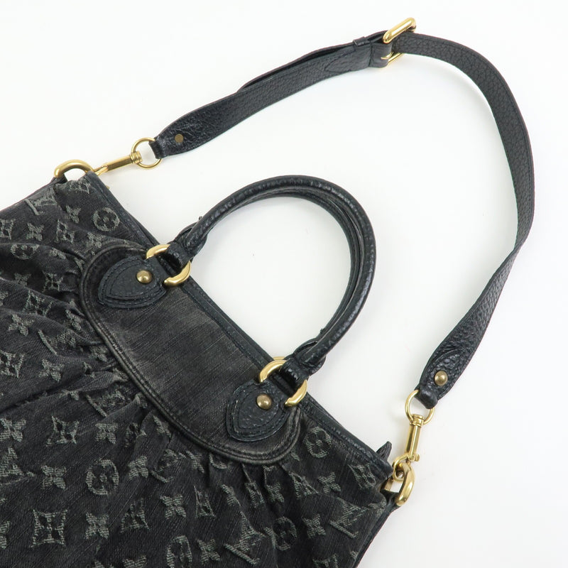 Louis Vuitton Neo Cabby Monogram Denim Black Denim_jeans Bag