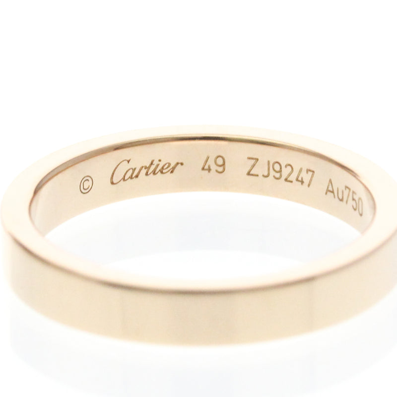 Cartier C De Wedding Band 18k Rose Gold With Diamond Pink_gold Bijoux