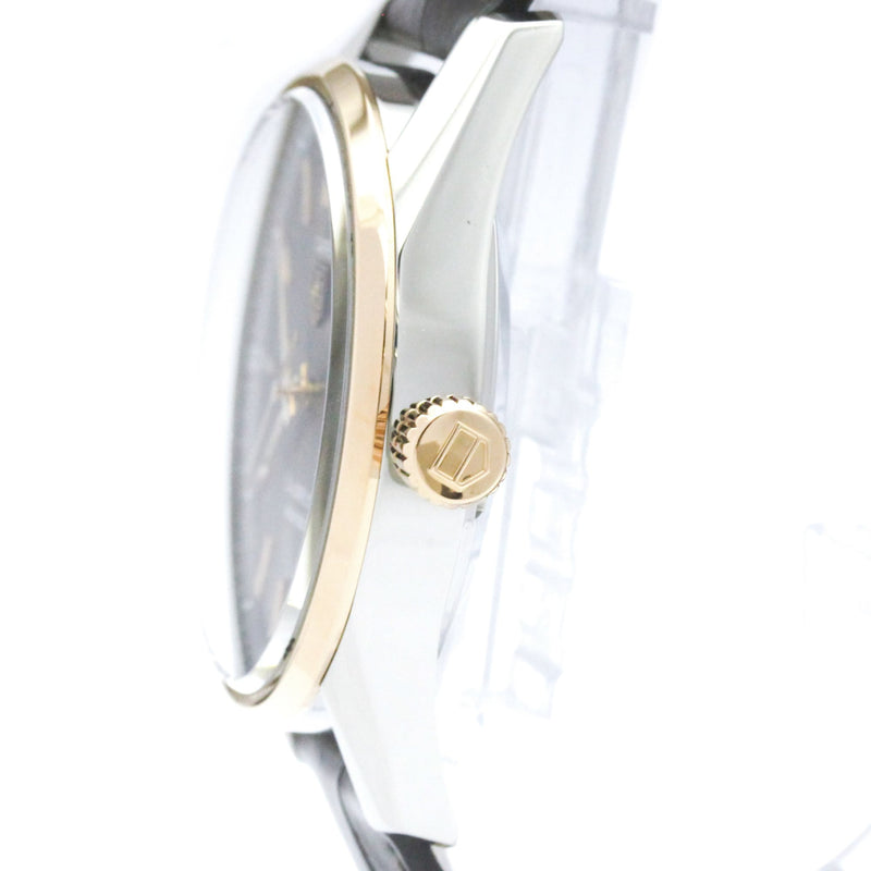 Tag Heuer Carrera Calibre 5 Automatic Stainless Steel And Yellow Gold With Alligator Watches