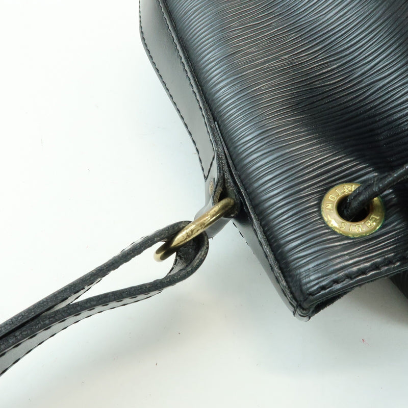 Louis Vuitton Petit Noe Epi Leather Black Bag