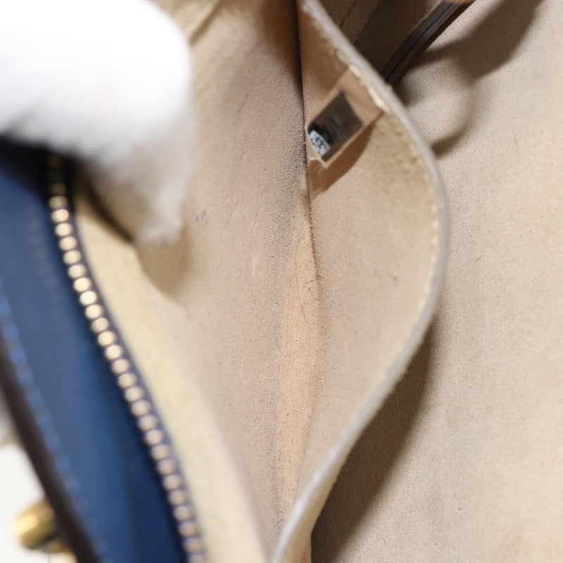 Chloe Pixie Leather And Suede Blue Bag