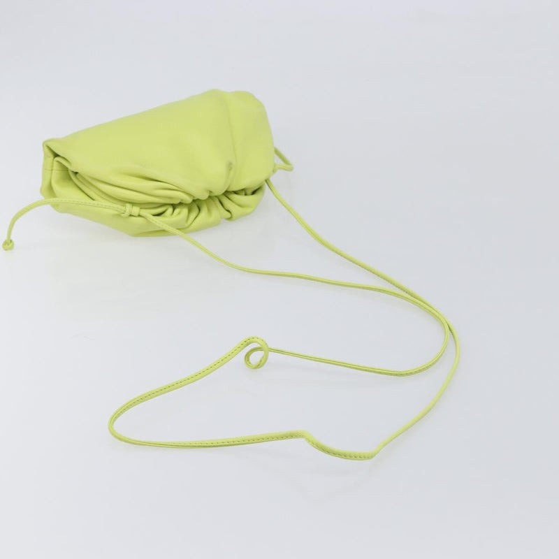 Bottega Veneta The Pouch Coin Purse Leather Green