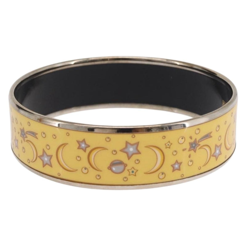 Chanel Vintage Bangle Metal Yellow Bijoux