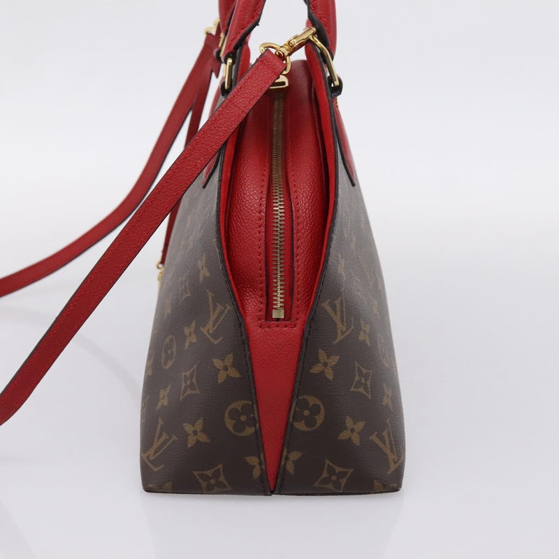 Louis Vuitton Alma Bnb Monogram Canvas With Leather Brown Bag