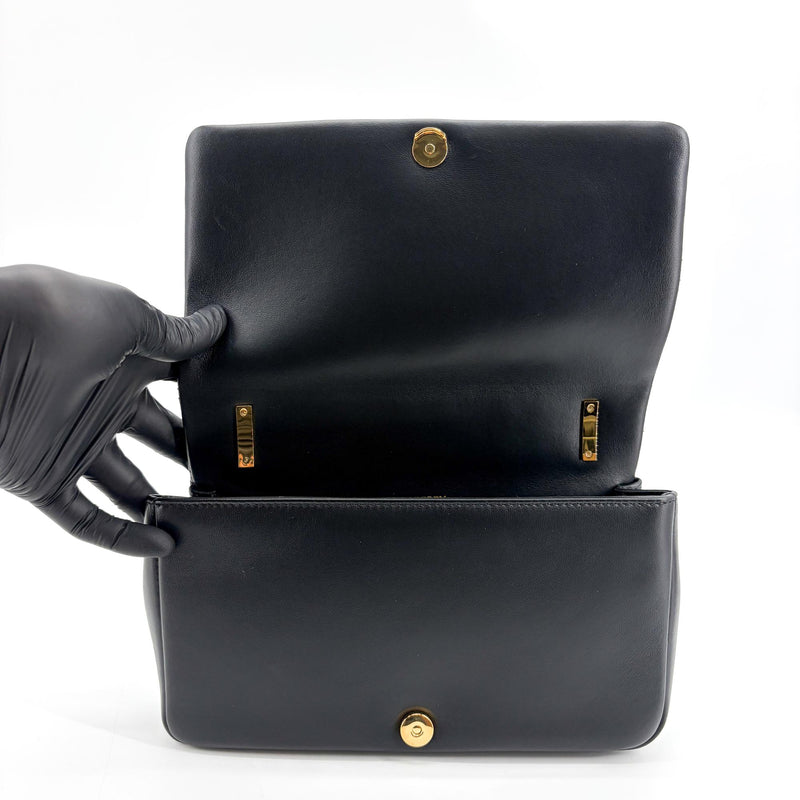 Burberry Lola Bum Quilted Lambskin Black Leather Bag