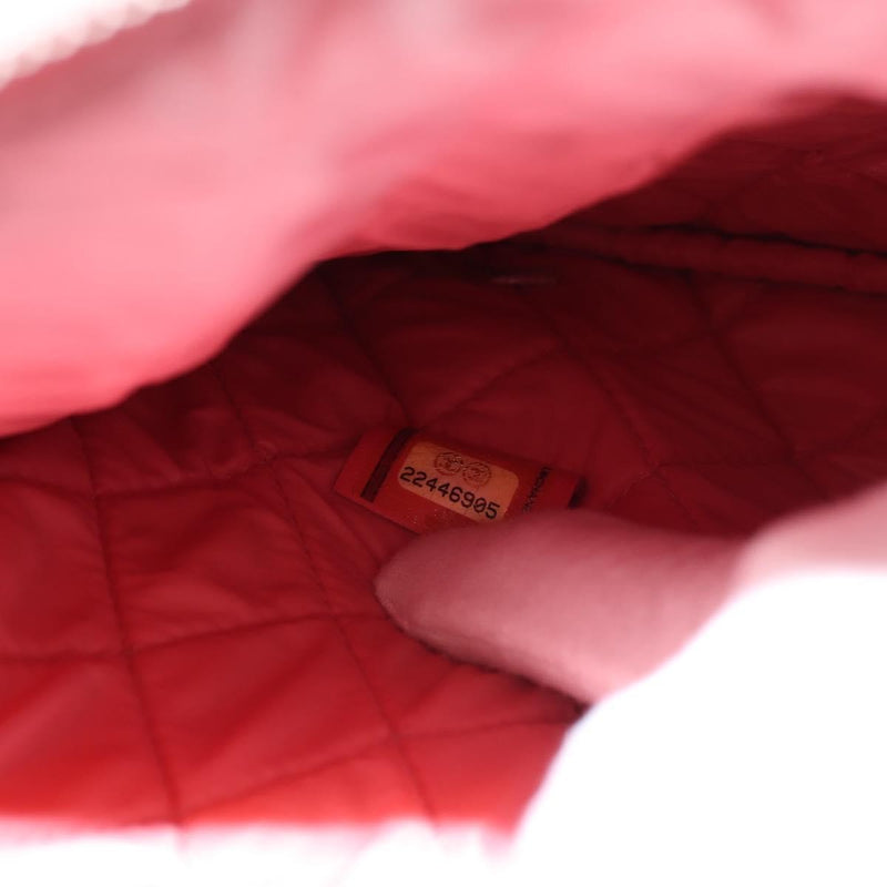 Chanel Cc Casino O Case Clutch Quilted Lambskin Pink Leather