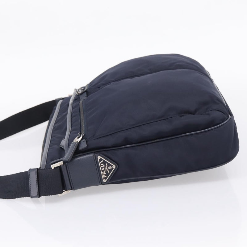 Prada Shoulder Tessuto Navy Nylon Bag