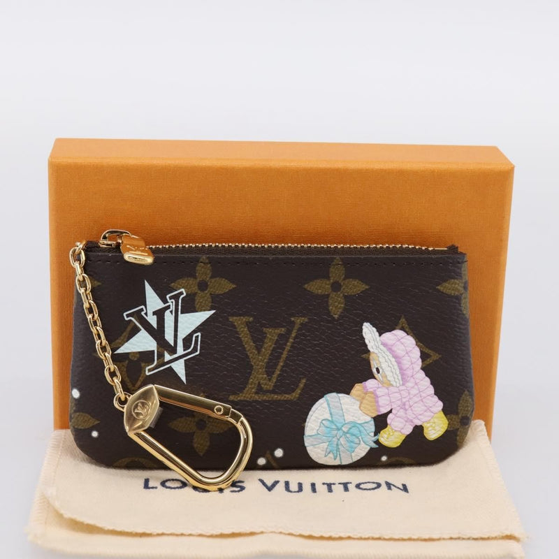 Louis Vuitton Pochette Clés Monogram Vivienne Brown Canvas Accessory