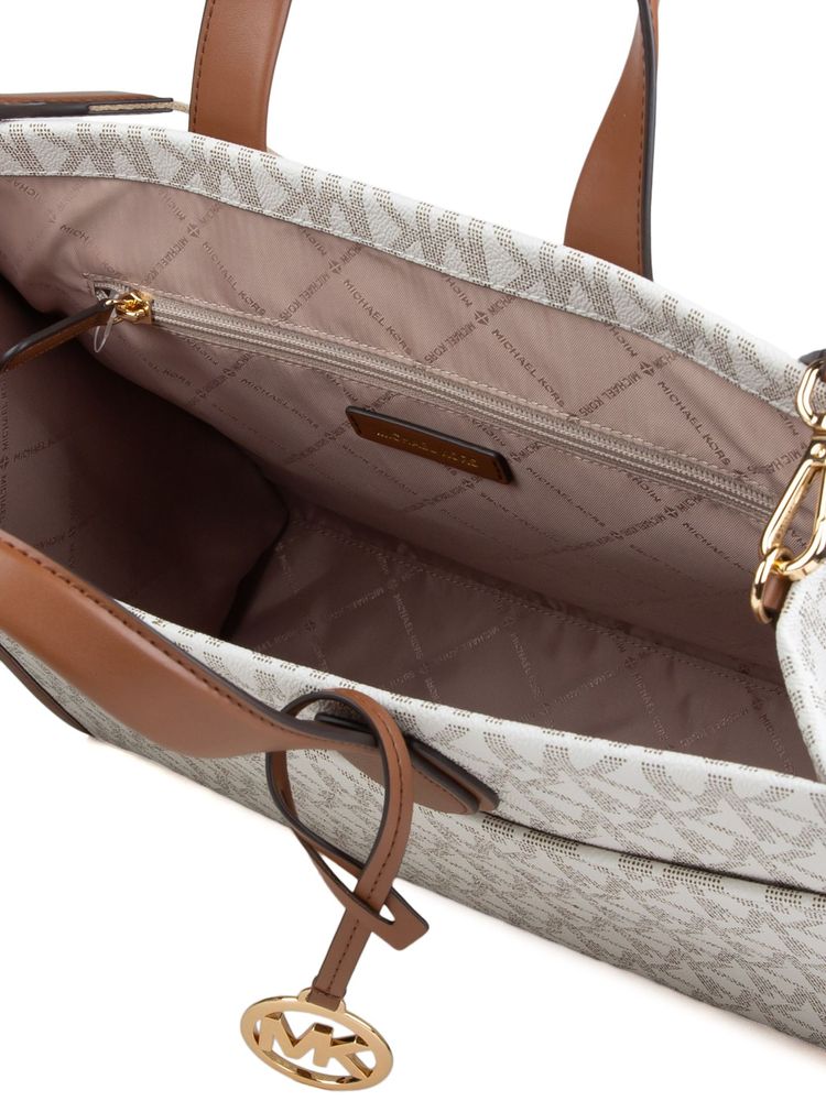 Michael Kors Tote Bag — Beige 89.coated Canvas