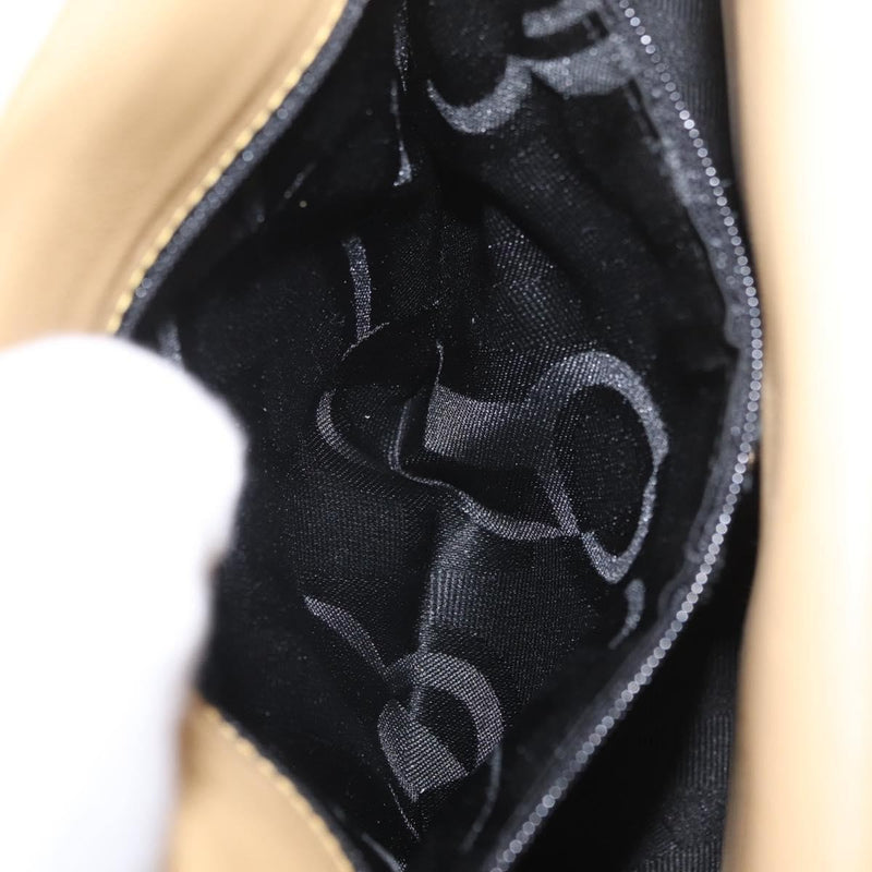 Salvatore Ferragamo Gancini Tote Canvas Beige