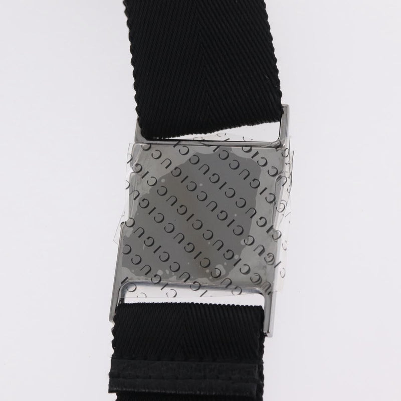 Gucci Buckle Waist Gg Canvas Black Bag